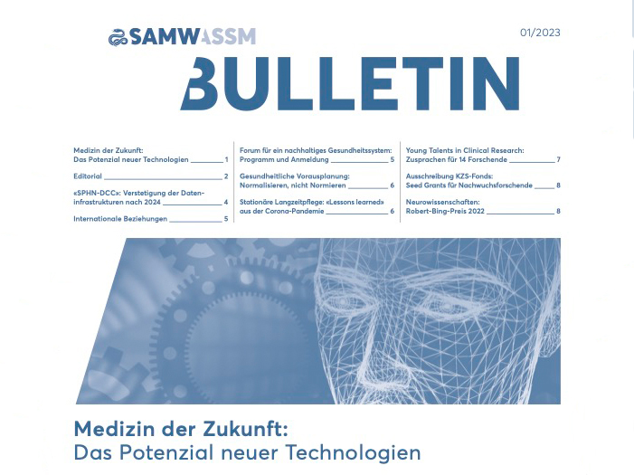 Thumbnail: Cover SAMW Bulletin 1/2023