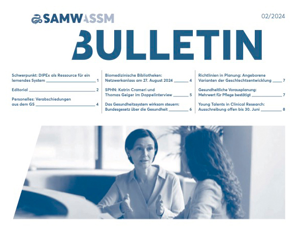 thumbnail: Cover SAMW Bulletin 2/2024