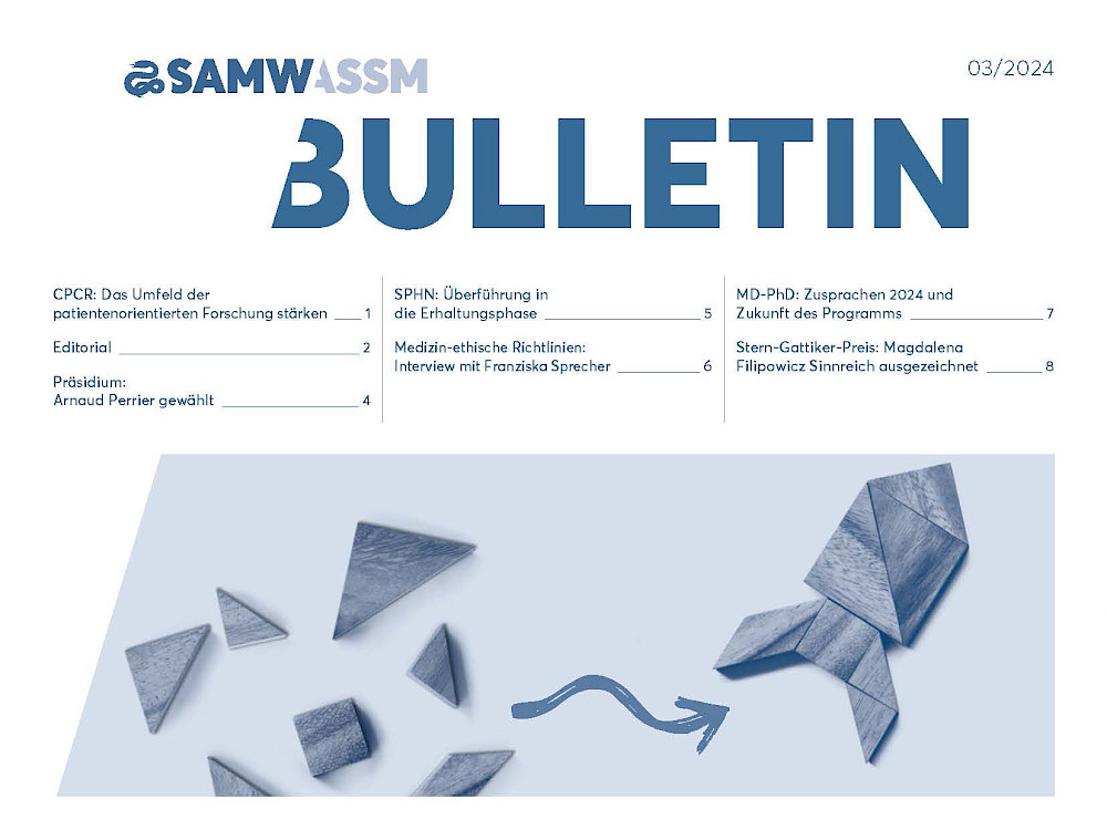 thumbnail: Cover SAMW Bulletin 3/2024